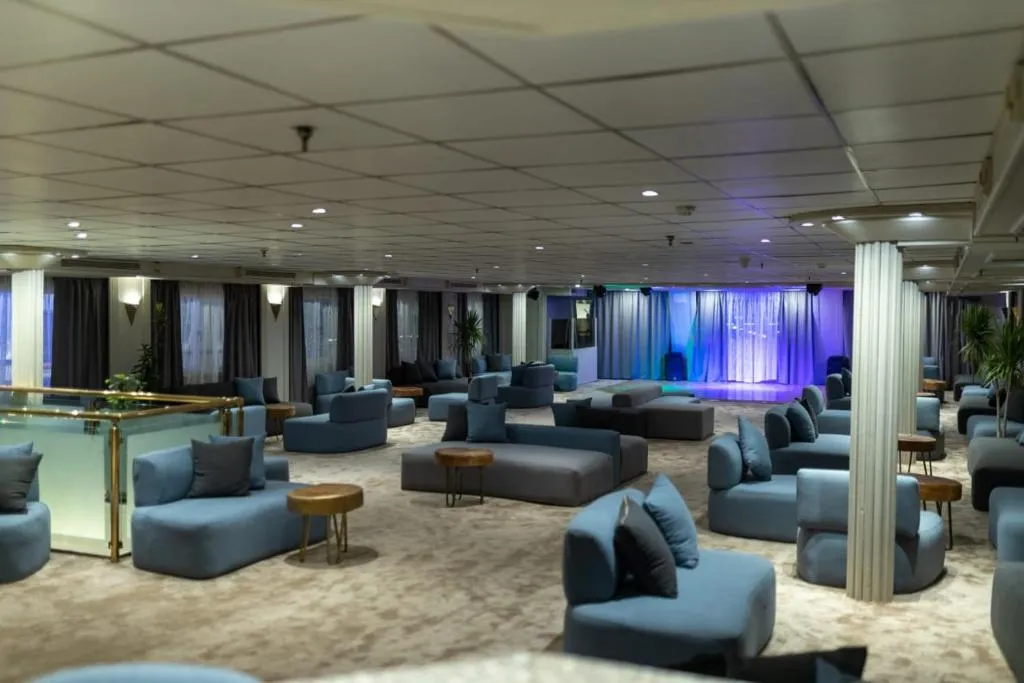 Lounge aboard the MS Coral II Nile Cruise Nile cruise
